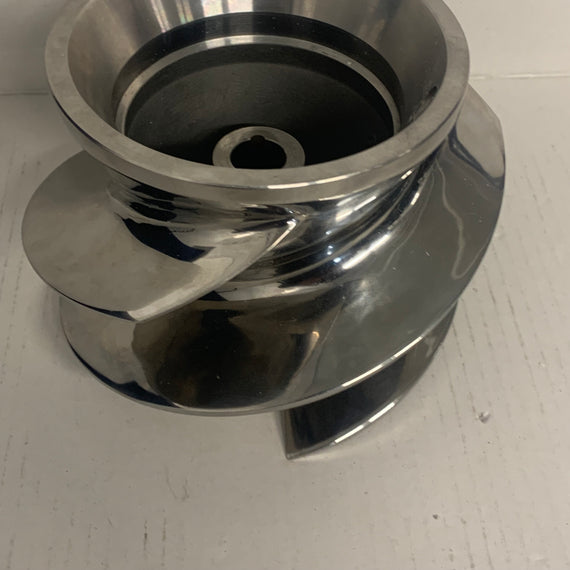 6 1/8 Polished Stainless Outboard Jet Impeller