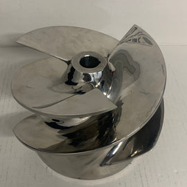 7 3/16 Polished Stainless Steel 3 Blade Outboard Jet Impeller