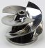 6 1/8 Polished Stainless Outboard Jet Impeller